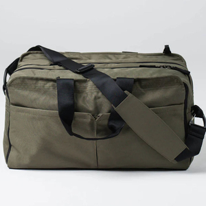 Custom Logo Vintage Sports Garment Waterproof Luggage Weekender Bags Men <b>Canvas</b> Travel Duffel Bag - Product Image 6