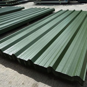 แผ่นเหล็กลูกฟูกเคลือบสังกะสีสีเคลือบสีตามสั่ง ขนาดพิเศษ สำหรับหลังคา - Product Image 1