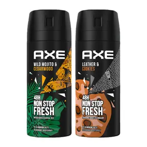 EUA Original Axe Body Spray 150ml para Venda em Massa/Atacado AXE Tentação Escura Desodorante Spray Corporal