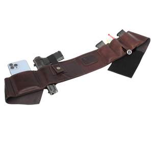 Funda de Hombro Universal Hecha a Mano de Cuero Genuino Impermeable con GPS y RFID, Correa de Hombro Ajustable y Arqueada, Arnés Desmontable - Product Image 6