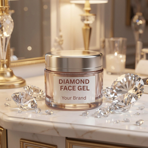 Gel visage éclaircissant hydratant anti-âge ODM OEM Diamond Face Gel, gel visage qui rehausse l'éclat - Product Image 1