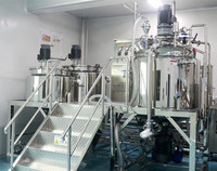 Mélangeur Émulsifiant Industriel à Livraison Mondiale, Homogénéisateur en Acier Inoxydable pour la Production de Lotions, Crèmes et Soins de la Peau