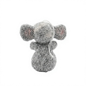 Premium Handmade Eco-Friendly 100% Wool Knitted Koala Christmas Ornament Wall Hanging Cartoon <b>Animal</b> Home Decor Indoor - Product Image 4