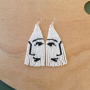 Pendientes de Corazón con Cuentas Rosas Hechos a Mano por los Mejores Artesanos, con Adorno de Diamantes de Imitación Arcoíris, para Decoración del Día de San Valentín - Product Image 2