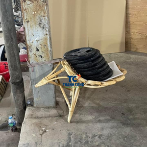 Sillas de mimbre tejidas a mano para niños, sillas de mimbre con diseño de conejo - Product Image 4