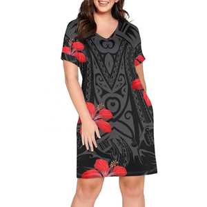Vestido de Noche para Mujer con Estampado Tribal, Diseño Personalizado, Ropa para Ceremonia de Apertura, Vestidos Casuales Nuevos - Product Image 1