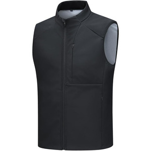 Veste polaire pour homme de haute qualité en gros, gilet de travail d'hiver pour homme, gilet de sport pour homme avec logo brodé personnalisé, gilet zippé - Product Image 1