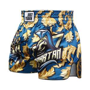 Pantalones Cortos de Muay Thai para Hombre, Estampado de Rayos, Cintura Elástica, para Entrenamiento en Gimnasio, Kickboxing, Ligeros, Coloridos, Top para Hombre, Muay Thai, Artes Marciales - Product Image 5