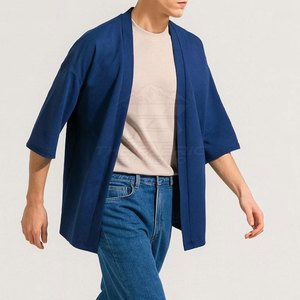 Chaqueta Kimono Japonesa Premium Ligera para Hombre, Invierno, Lavada, con Frente Suave y Cómodo, Costuras Reforzadas, Duradera, Servicio OEM - Product Image 4