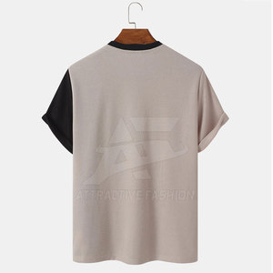 T-shirt décontracté élégant à col rond, conçu pour les activités quotidiennes et les tenues modernes. - Product Image 2