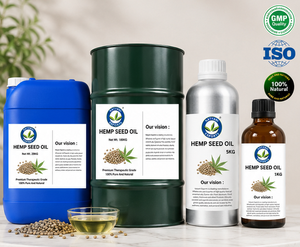 Aceite Portador de Semillas de Cáñamo Sativa a Granel de 5KG con Certificación ISO - Para Formulaciones de Sueros y Cremas Faciales - Venta al por Mayor por Fabricante - Product Image 2
