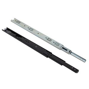 Correderas telescópicas de alta resistencia MS con cierre suave y silencioso, de 8 a 24 pulgadas, resistentes al óxido, herrajes para cajones de gabinetes. - Product Image 2