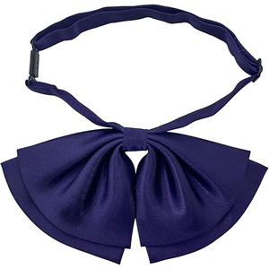 Nœud Papillon en Soie Violette Style Papillon avec Sangle Réglable à Nouer Soi-même, Couleur Unie, pour Tenue Formelle, Durable, Respirant, Séchage Rapide, pour Mariage et Fêtes - Product Image 5