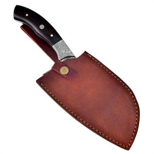 Couteaux de cuisine professionnels avec lame large, manche plein en acier robuste et tranchant fin pour la viande, les légumes et les aliments - Product Image 4