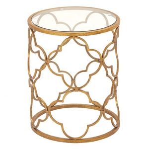 Mesa de hierro y vidrio de estilo moderno para sala de estar, muebles, mesa de centro, superventas - Product Image 3