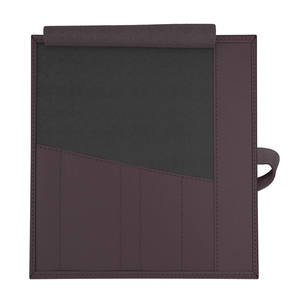 Étui à roulettes en cuir haut de gamme en promotion |   Organisateur d'outils en cuir de vache véritable |   Porte-accessoires de toilettage compact 15 x 13,5 cm - Product Image 2