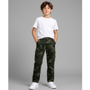 Wholesale Boys Cargo Long Pants Fashion Cotton <b>Trousers</b> Multi Pocket Design Comfortable Kids Casual Outdoor Clothing Manufacture - Product Image 6
