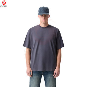 เสื้อยืดทรงบ็อกซี่พรีเมียมสำหรับผู้ชาย ผ้าฝ้ายนุ่ม สวมใส่สบาย ทรงโอเวอร์ไซส์ สไตล์สตรีทแวร์ เป็นมิตรต่อสิ่งแวดล้อม ระบายอากาศได้ดี ดีไซน์ปรับแต่งได้ ใส่ลำลองหรือออกกำลังกายได้ - Product Image 2