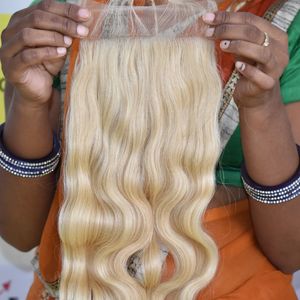 Natural Virgin Vendor Black <b>Color</b> Human <b>Hair</b> Kinky Bodywave <b>6</b>*<b>6</b> Closure Raw Cambodian Manufacture Temple Human <b>Hair</b> extensions - Product Image 3