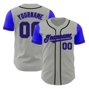 เสื้อเบสบอลพิมพ์ลายแบบซับลิเมชั่นคุณภาพสูง ปักชื่อทีมและชื่อผู้เล่น แขนสั้น ติดกระดุมเต็มตัว เสื้อซอฟต์บอลสั่งทำได้ MOQ ต่ำ - Product Image 4