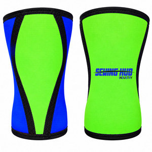 Coudières en néoprène Dynamic Fit extensibles avec surpiqûres contrastées pour le soutien du bras lors des entraînements en salle de sport – Essentiel pour la protection des coudes - Product Image 1