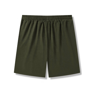 Shorts de sport décontractés pour hommes, coupe ajustée, été, gym, fitness, plage, natation, séchage rapide, taille élastique, motif uni - Product Image 5