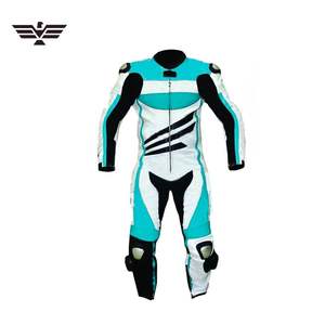 New Arrival Custom Premium Men's Motorcycle Racing Suit Leather <b>Waterproof</b> Armor <b>One</b> Piece Full Sleeve <b>All</b> Seasons - Product Image 1