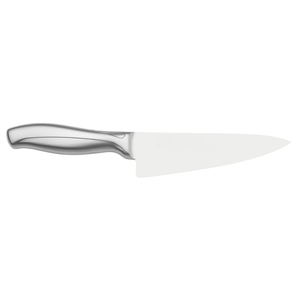 Couteaux de chef avec manche en acier inoxydable et poignée courbée lisse pour la découpe des légumes à la maison et la préparation alimentaire professionnelle - Product Image 2