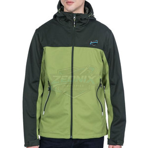 Veste d'hiver softshell pour homme, design personnalisé, col à capuche, respirante, séchage rapide, logo sur le devant, vente en gros - Product Image 3