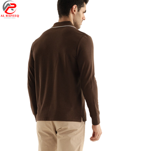 เสื้อสเวตเตอร์ไหมพรมคอโปโล แขนยาว สำหรับผู้ชาย แต่งลายบางๆ สีพื้น เหมาะสำหรับฤดูหนาว - Product Image 2
