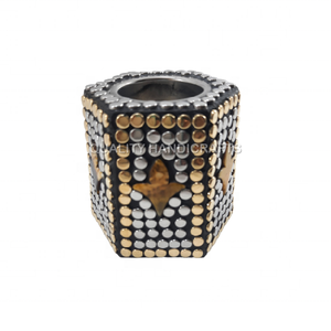 Meilleur design, brûleur de bakhoor arabe tout-en-un, bois, résine, laiton, incrustation métallique, parfum de rose, usage religieux, personnalisable, Moyen-Orient - Product Image 4