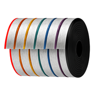 Bande LED latérale en alliage d'aluminium à surface revêtue pour usage industriel, largeur 6cm/8cm, bobines de 100m par rouleau, canal de lumière latérale