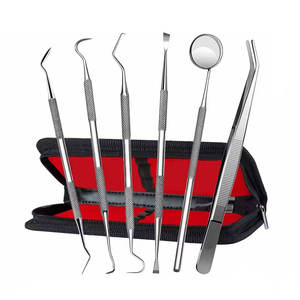 Kit de 6 outils de nettoyage dentaire de haute qualité pour l'élimination du tartre et de la plaque dentaire - Product Image 1