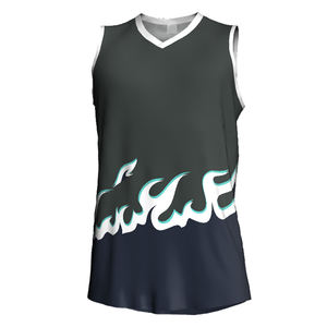 Maillot de basket-ball réversible en polyester, vêtements de sport personnalisés, uniforme respirant, grande taille, séchage rapide, anti-bactérien - Product Image 1
