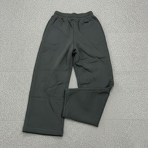 Pantalon de survêtement large en coton mélangé de poids moyen, personnalisable avec logo, marque privée, pour l'exportation mondiale en gros - Product Image 3