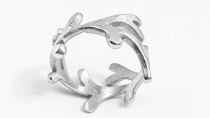 Anillo de Servilleta de Metal Hueco, Diseño Moderno, 5 cm de Ancho, Decoración de Mesa para Bodas, Duradero - Product Image 2