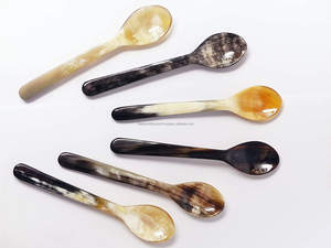 Ensemble de couverts fantaisie à long manche en corne de bœuf et de buffle pour la maison, la cuisine et les cadeaux d'affaires pour restaurants - Falak World Export - Product Image 4