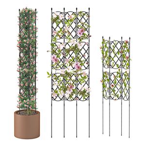Set di 3 Reti da Giardino per Supporto Piante, Struttura per Aiuole Rialzate - Product Image 2