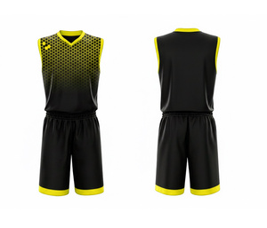 Conjunto de Uniforme de Baloncesto Personalizado, Jersey y Pantalones Cortos Sublimados de Secado Rápido, Transpirables, de Poliéster, para Hombre y Mujer - Product Image 6