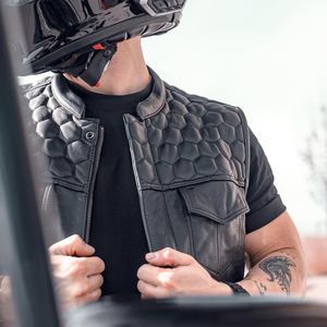 Chaleco de Cuero para Hombre, Diseño Personalizado, Duradero, para Invierno, Nueva Llegada, Ropa Exterior, Precio al por Mayor - Product Image 4