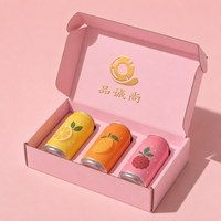 Boîte d'emballage alimentaire personnalisée de qualité supérieure, recyclable et écologique, pour canettes de bière artisanale, de soda ou de jus, avec insert robuste, idéale pour les coffrets cadeaux de brasserie