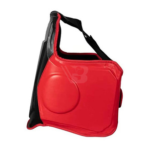 Breathable Leather Boxing Body Protector Chest Guard for MMA Kickboxing Muay Thai Taekwondo Sparring Training - Product Image 4