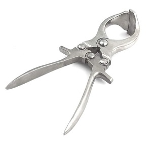Pinza de Castración sin Sangre de Acero Inoxidable Duradera, Instrumentos Veterinarios, Emasculador para Ganado, Caballos, Ovejas, Cabras, Toros - Product Image 1