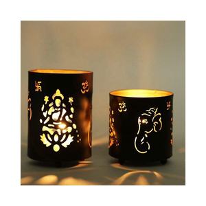 2 Pieces AZORA INDUSTRIES Durable Iron Handmade Votive <b>Candle</b> <b>Holders</b> for Birthday/Wedding/Christmas Parties Home - Product Image 3
