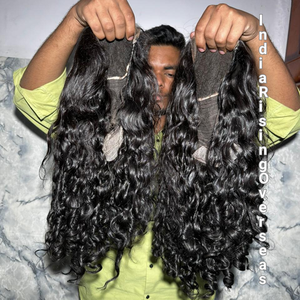 วิกผมลูกไม้แบบ HD 4x4 ของแท้จากอินเดีย ราคาขายส่ง คุณภาพพรีเมียมสุดยอด ผมแท้ของคนอินเดีย - Product Image 1