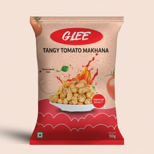Nueces de Makhana Tostadas Crujientes con Tomate y Especias, Paquete de 50g, Snack Saludable para Uso Diario - Product Image 5