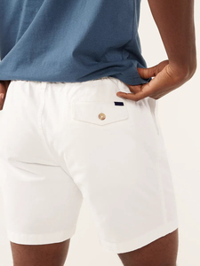 Soft Cotton Twill Sporty Elastic Waist Lightweight Summer <b>Lounge</b> <b>Shorts</b> for <b>Men</b> Solid Pattern Sportswear with Pockets - Product Image 4