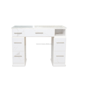Table de manucure haut de gamme en MDF et contreplaqué, design moderne, couleur personnalisable, pour salon de beauté (OEM/ODM) - Product Image 5