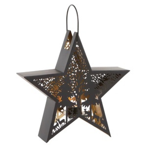 Hanging Metal Christmas Tree Decorations <b>Silver</b> Snowflake Design Home Decoration Durable Steel Ornament Set - Product Image 4