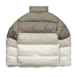 Fully Customized Men's Waterproof Canvas Puffer <b>Jackets</b> Polyester Wadding Filled Winter DDP Shipping - Product Image 2